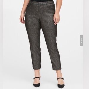 Banana Republic Sloan Curvy Fit Sparkly Black Pants